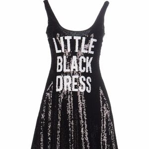 moschino little black dress
